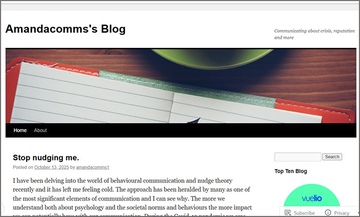 Amandacomms's blog